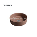Brown color sink art basin ceramic